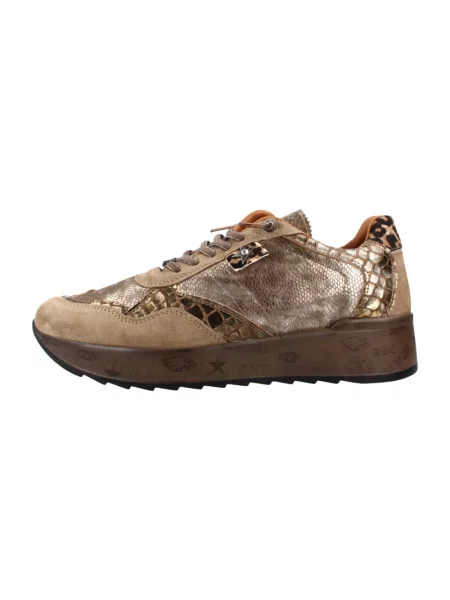 Sneakersy Cetti skórzane brązowe