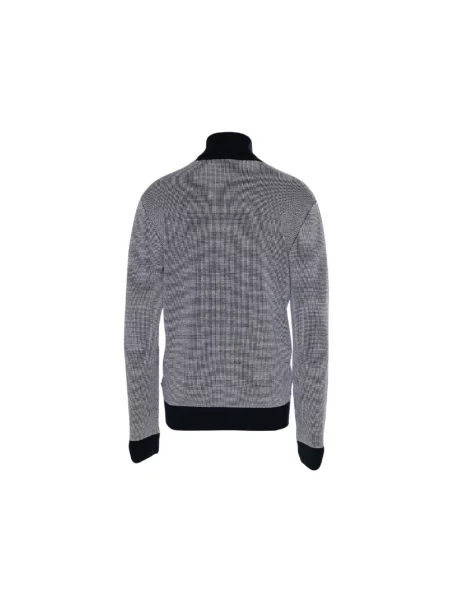 Sweter z golfem Armani Exchange niebieski