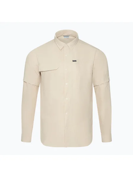 Мъжка риза Columbia Skien Valley dark stone бежово