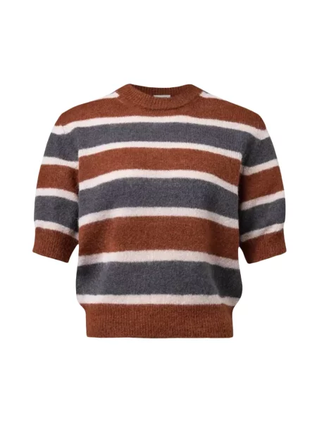 Sweter Drykorn wełniany brązowy