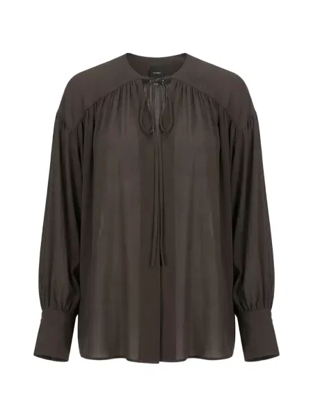 Bluză Pinko cu legături maro