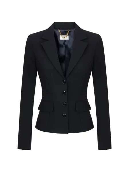 Geacă Elisabetta Franchi negru