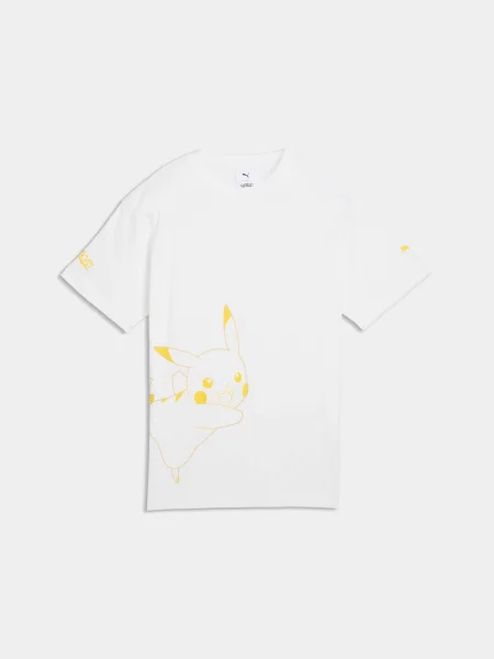Дитяча Футболка PUMA x Pokemon Graphic Tee комбінований верх білий