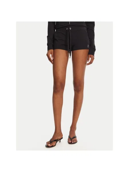 Juicy Couture Sportske kratke hlače Loose Fit crna