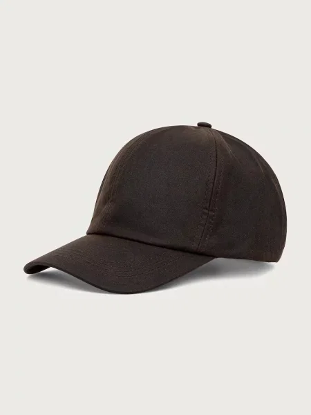 Barbour czapka bejsbolówka brązowa