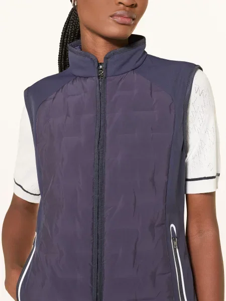 Bogner Hybrydowa Kamizelka Puchowa Lina blau granatowa