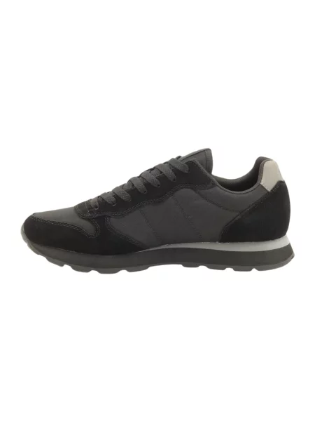 Sneakersy Sun68 skórzane czarne