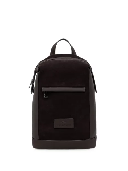 Rucsac Paul & Shark din piele de căprioară maro