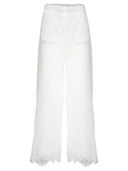 Influencer Kalhoty bílá