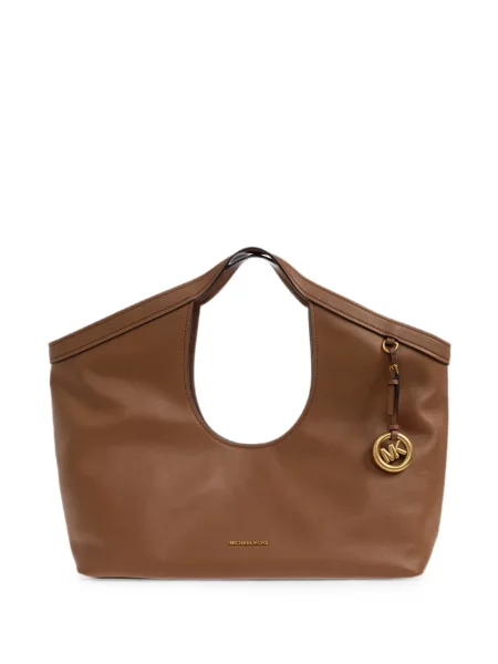 Geantă Michael Michael Kors din piele cu volane roz