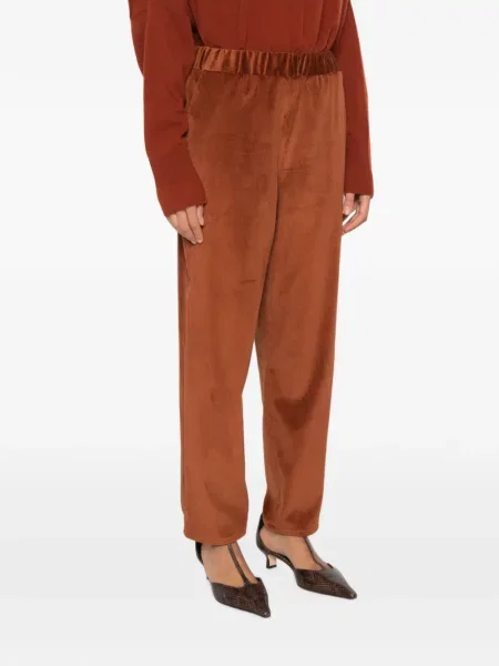 Pantaloni Dusan de catifea cord maro