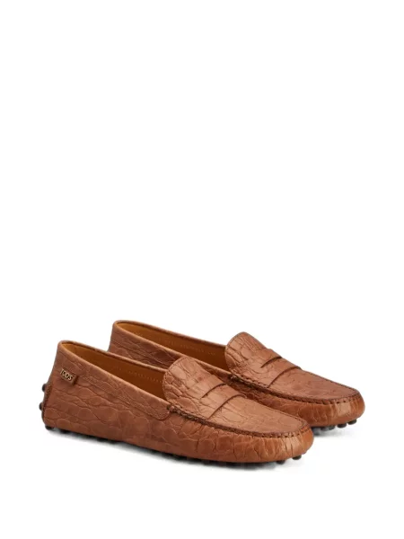 Pantofi loafer Tod's din piele maro
