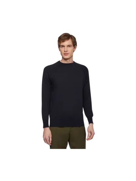 Sweter Brooks Brothers z kaszmiru niebieski