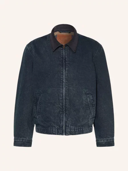 Levi's® Džínová Bunda Castro Z Kombinace Materiálů tmavě modrá