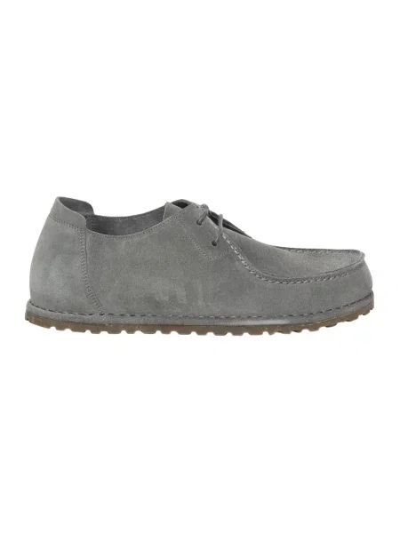 Botki Birkenstock zamszowe szare