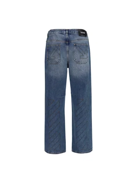 Jeansy Off-white białe