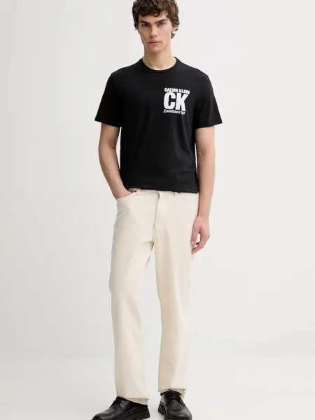 Calvin Klein tričko čierna