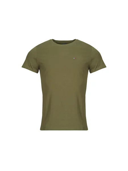 Tommy Jeans Majica temno zelena kaki