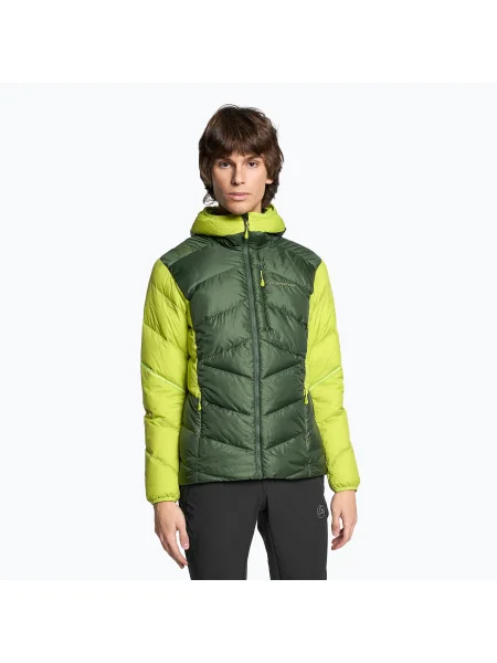 Мъжко яке La Sportiva Bivouac Down forest/lime punch черно