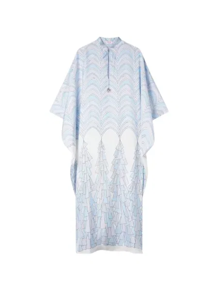 Rochie Pucci de mătase cu imagine albastru