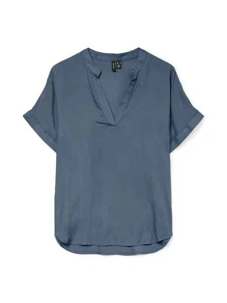 VERO MODA Halenka VMBeauty kouřově modrá