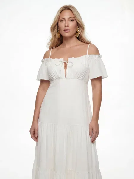 CITA MAASS Rochie murdar alb