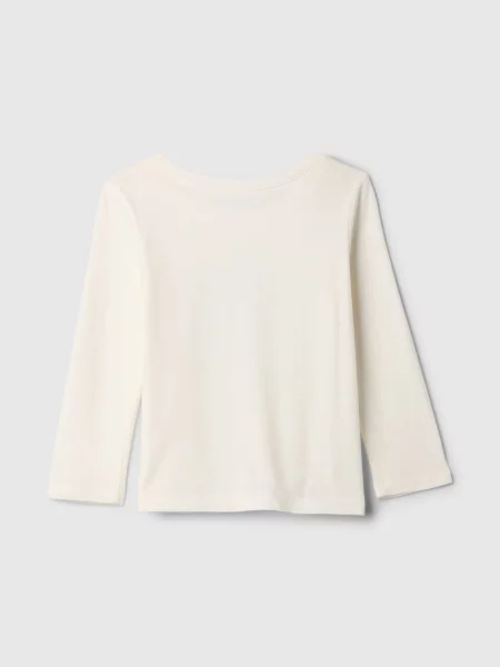 Tricou copii Gap alb