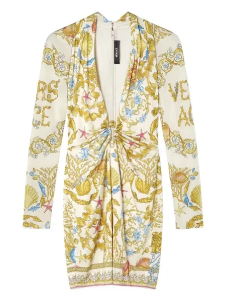 Rochie mini Versace de costum alb