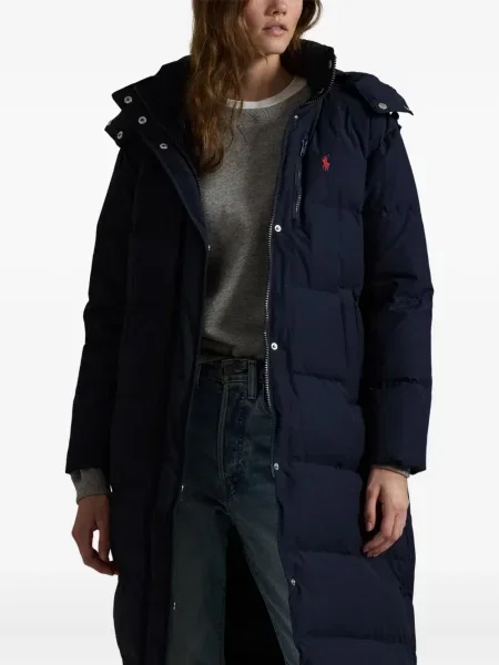 Șapcă Polo Ralph Lauren din fleece cu dungi cu volane albastru