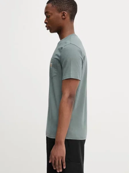 Carhartt WIP S/S Pocket T-Shirt Mężczyźni Koszulki Carhartt WIP Size: M zielony