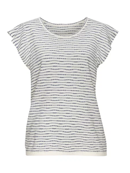 VIVANCE Tricou crem / safir