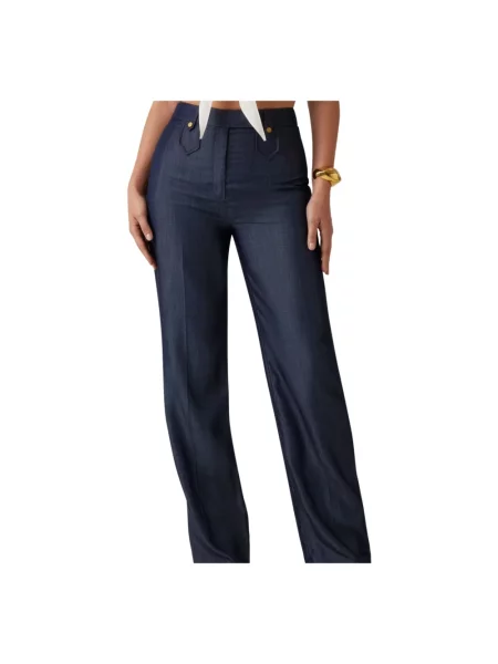 Jeansy straight leg Marciano niebieskie