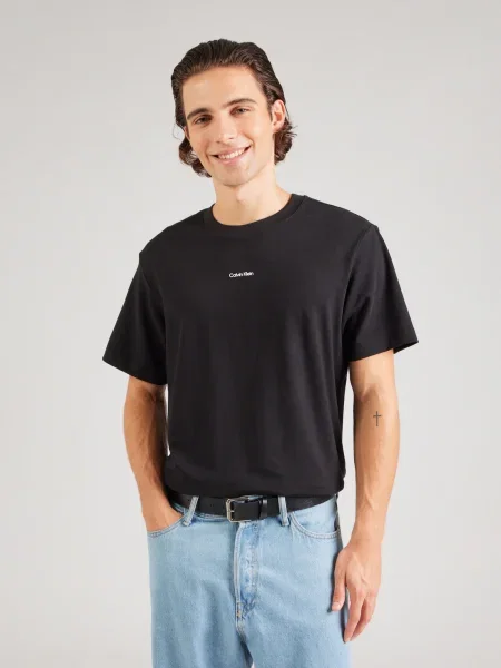 Calvin Klein Tricou negru alb