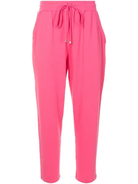 Spodnie Lenny Niemeyer z dżerseju zwężane różowe