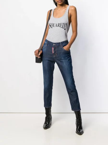 Decupat blugi Dsquared2 albastru