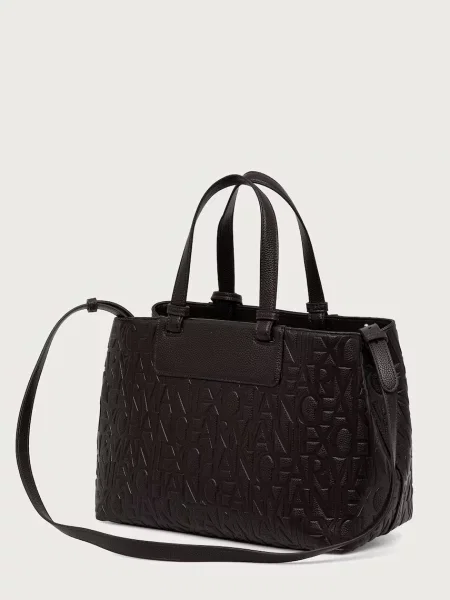 Táska Armani Exchange Sötétbarna barna