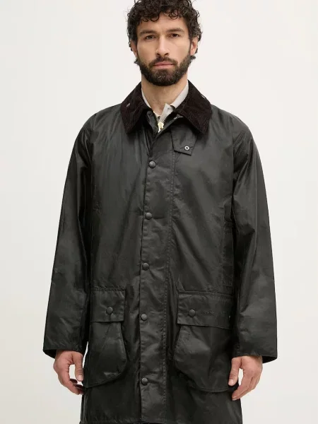 Barbour jachetă lungă bărbătească din verde