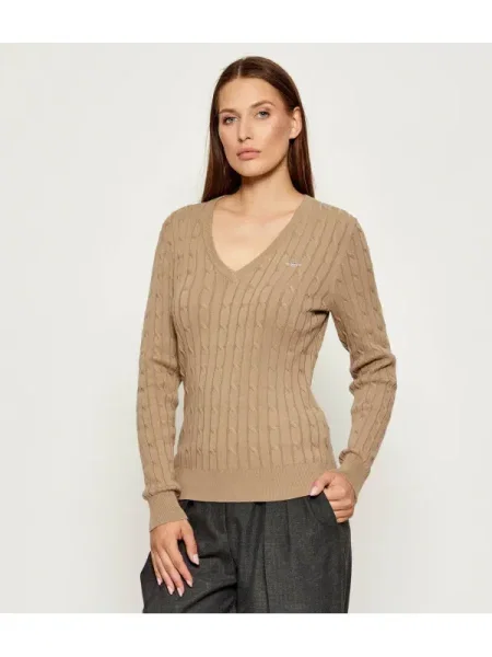 Gant Pulover | Slim Fit bej