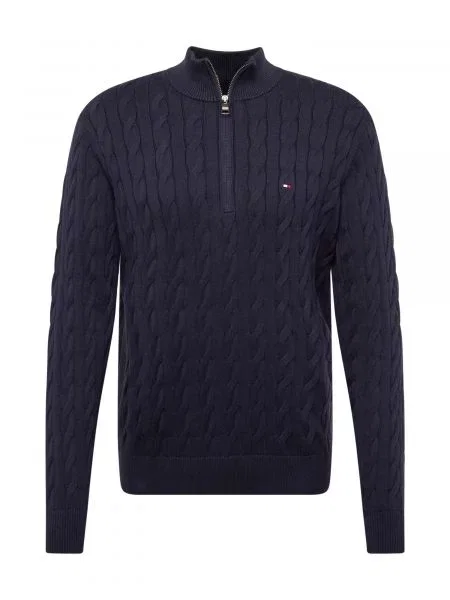 TOMMY HILFIGER Pulover Classic marin albastru