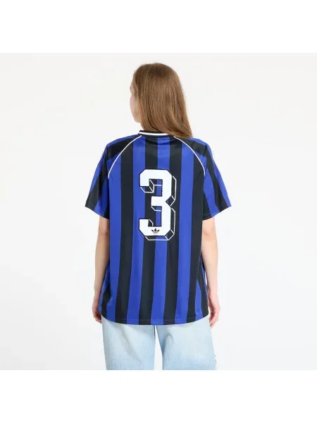 Koszulka Adidas Originals z dżerseju z koralikami czarna