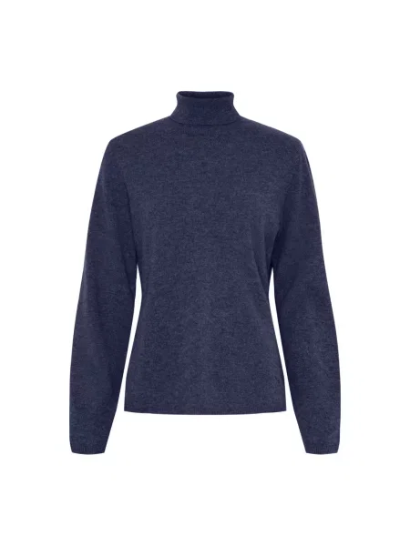 Sweter z golfem Btfcph z kaszmiru do golfa niebieski