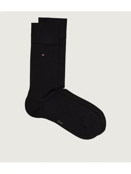 Tommy Hilfiger De lână șosete negru