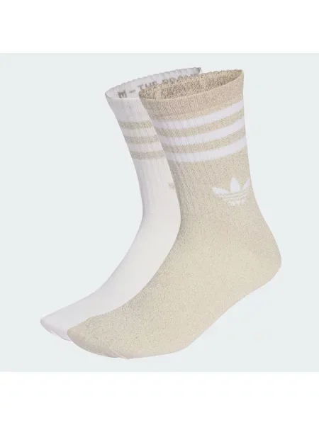 Skarpety Adidas Originals w paski białe