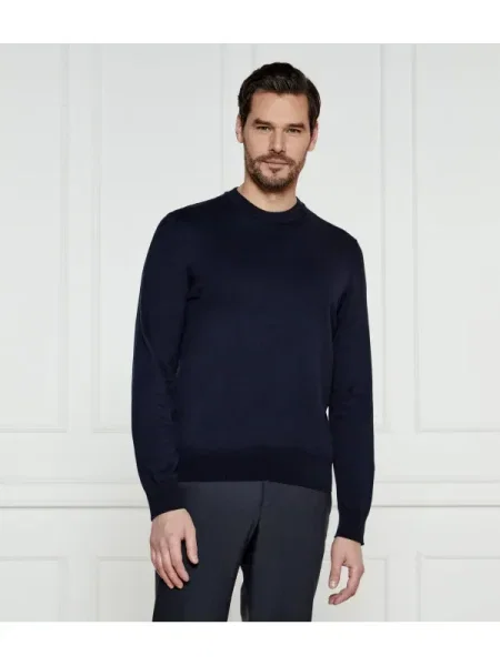 BOSS BLACK Pulover Ebello-P negru