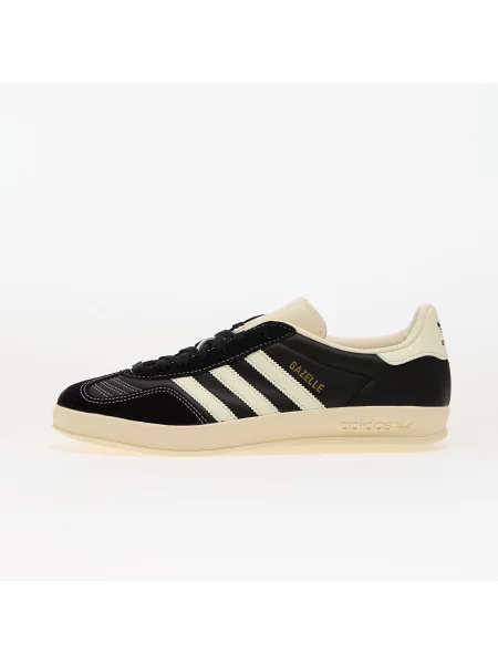 Сникърси adidas Gazelle Indoor Core Black/ Crew White/ Gold Metallic EUR 44 черно