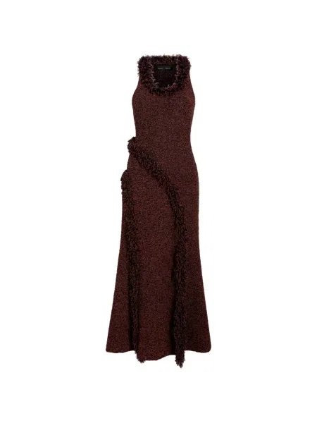 Rochie Proenza Schouler din jacard maro