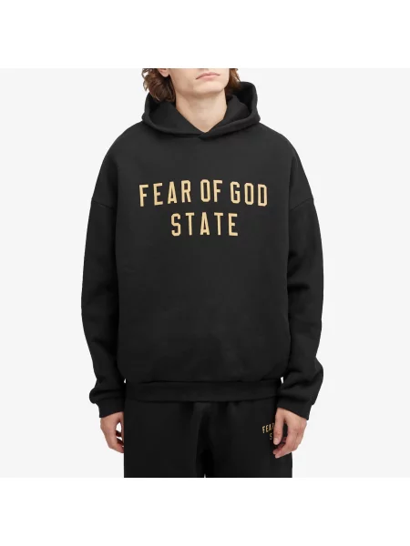 Bluza z kapturem Fear Of God Essentials czarna