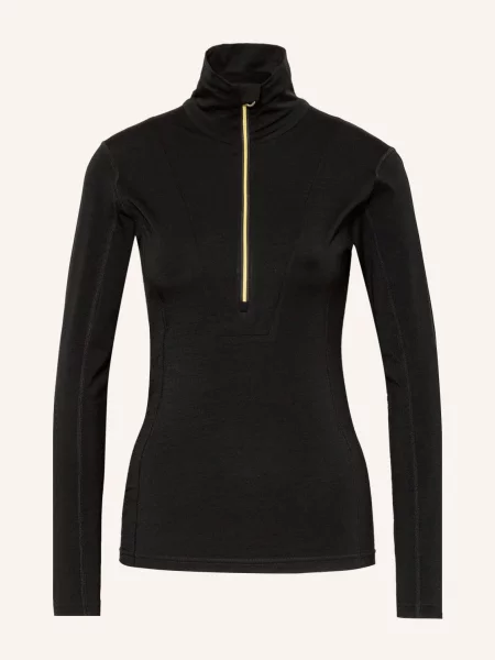 We Norwegians Koszulka Funkcyjna Sno Z Wełny Merino schwarz czarna