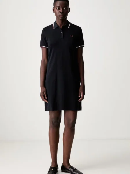 Fred Perry rochie simplă din cu