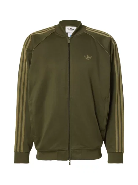 ADIDAS ORIGINALS Hanorac SST Adicolor Classics închis verde